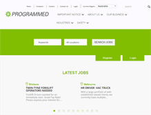 Tablet Screenshot of jobs.programmed.com.au